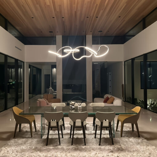 Maillon 6 Horizontal LED Pendant Light Austin TX